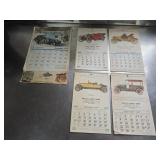 Vintage Automotive Calendars