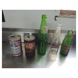 Vintage Soda Bottles / Beer Cans