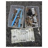 Bins of Sockets, Wrenches, Etc