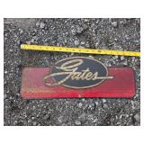 Gates Metal Sign