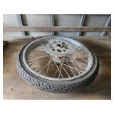 Harley Davidson Motorcycle Rim & Tire