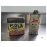 Fossil & Zippo Cans
