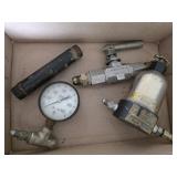 Air Compressor Gauge, Water Separator, Valve