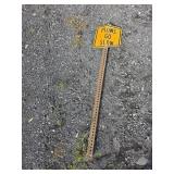 Plows Go Slow Sign