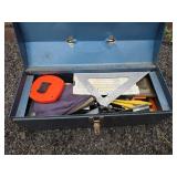 Metal Toolbox w/ Misc Tools