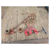 Pipe Cutter, Threader, Vise