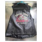 Leather Motorcycle Vest