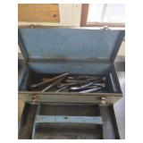 Metal Toolbox w/ Various Ratchets