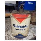 Gulf 5 Gallon Oil Can