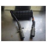 Coiled Electrical Trailer Cable