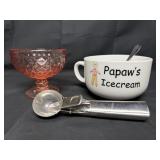 Ice Cream Bowls and Scoop