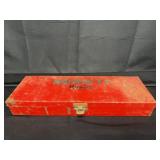 Metal Toolbox w/Misc. Sockets