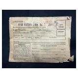 WWII Ration Coupon Book
