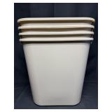 Rubbermaid 7 Gallon Garbage Bins (5)