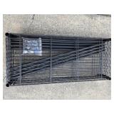 5 Tiered Black Metal Shelf