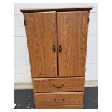 Wooden Cabinet w/Drawers