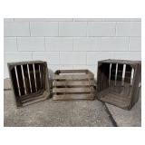 Wooden Onion Crates (3)