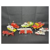 Model Fire and Emergency Trucks