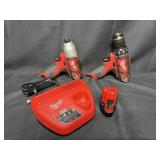 Milwaukee Drill and Impact Driver