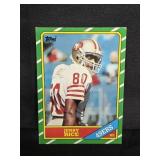1986 Topps Jerry Rice Rookie Card #161