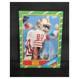 1986 Topps Jerry Rice Rookie Card #161
