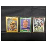 Emmitt Smith, Don Beebe Jim Everett Rookie Cards