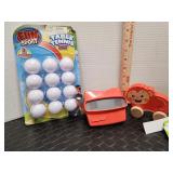 New table tennis balls, image 3D viewfinder, New