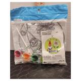 New Suncatcher kit. a gnome and a flower. 6.25in