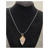 Arrowhead necklace w/2in extender