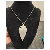Large Arrowhead necklace w/2 inch extender