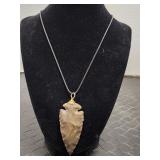 Large Arrowhead necklace w/2in extender