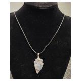 Arrowhead necklace w/2in extender