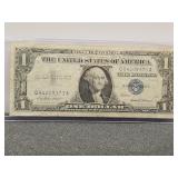 1957 Silver certificate $1 bill