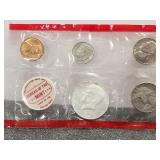 1968 Bureau of the Mint coins. The Kennedy half