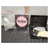 Photo blower brush, lens cleaning kit, Vivitar