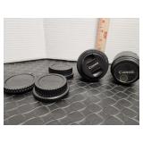 Canon EF Lens 50mm, Canon zoom lens EF 35-80mm &