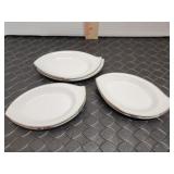 Vintage Noritake bone dishes, designed to be