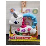 New musical unicorn light and sound 18 months