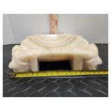 Vintage, hand-carved Mexican stone ashtray,