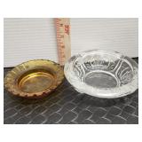 Vintage Ashtrays. Delwebb Hotels & Embossed rose