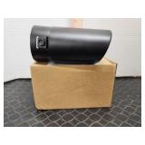 Exhaust tip 2.5in. Black. New. Has a few scuff