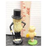 Vintage Planters Mr Peanut pepper shaker and