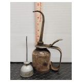 Vintage oil cans