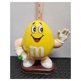 Vintage M&M dispenser. 9 5in tall. Some wear.