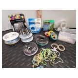 Assorted crafting items