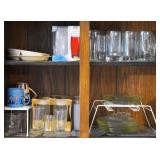 Contents of Cabinets - Glassware