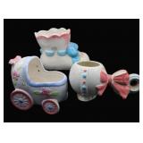 Vintage Nursery Theme Planters (3)