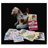 Vintage Planter & Kids Card Game