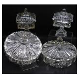 Jeannette Glass & Anchor Hocking Candy Dishes