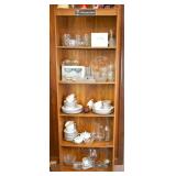 Contents of Shelf - Glassware, Bar Ware, China +
